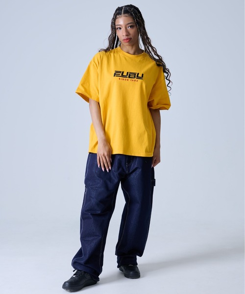 FUBU tシャツ フブ ブランド ロゴ 刺繍 アメカジ クルーネック