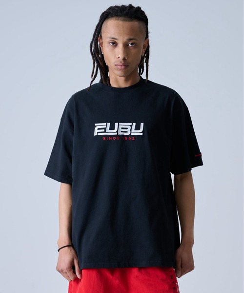 国内発送■FUBU■LOGO T-SHIRT FUBU tシャツ フブ ブランド ロゴ 刺繍 アメカジ クルーネック