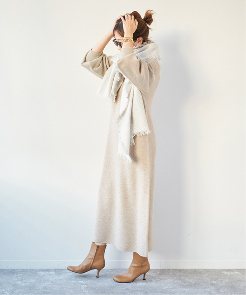plage（プラージュ） ニットワンピース 38 グレー レディース
