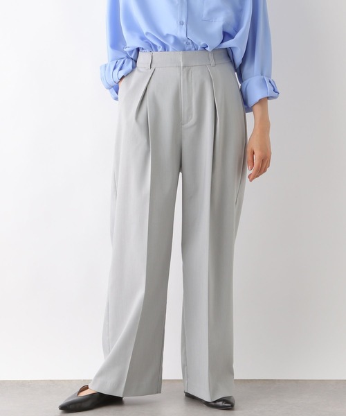LEPSIM スラックス パンツ フロントタックスラックス 290207