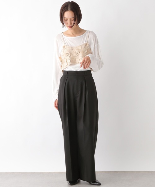 institute of refined attire スラックス パンツ Re:EDIT スラックス パンツ 「販売枚数22万枚突破」「低身長/高