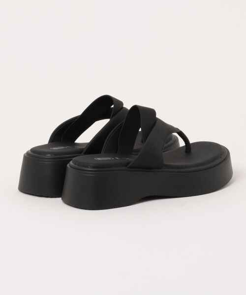 shoes365 サンダル 「shoes 365」厚底トングサンダル レディース