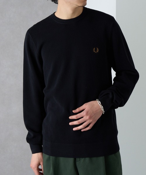 FRED PERRY セーター ニット 「FRED PERRY」PIQUE STITCH JUMPER