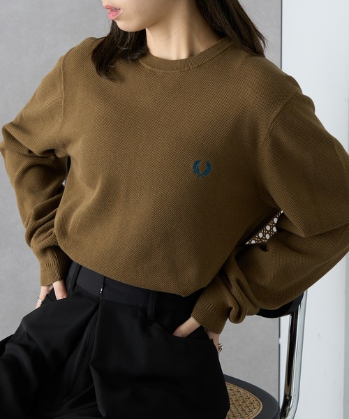 FRED PERRY（フレッドペリー） ニット セーター 「FRED PERRY」PIQUE