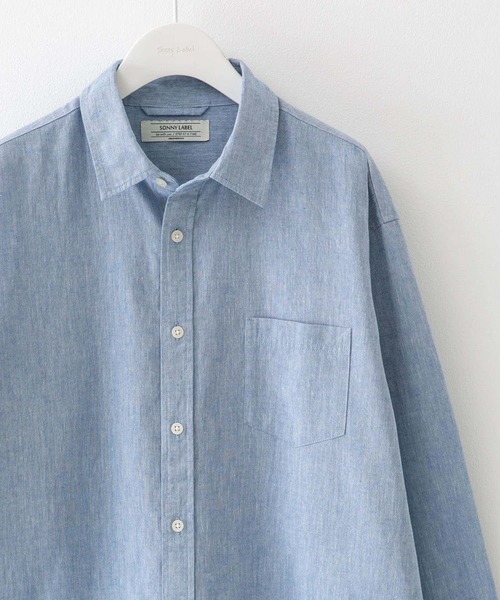 RAB　リネン混長袖シャツ URBAN RESEARCH Sonny Label シャツ 吸水速乾リネン混ロング