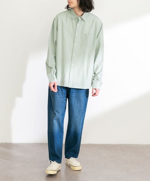 URBAN RESEARCH Sonny Label シャツ 吸水速乾リネン混ロング