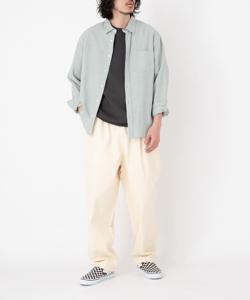 URBAN RESEARCH Sonny Label シャツ 吸水速乾リネン混ロング