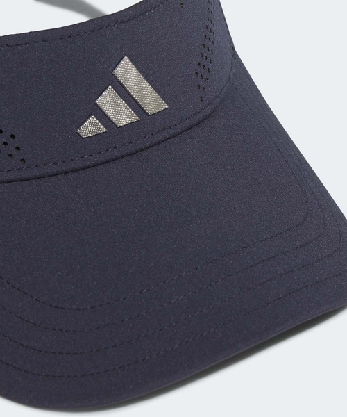 adidas（アディダス） サンバイザー メタルロゴ テックバイザー
