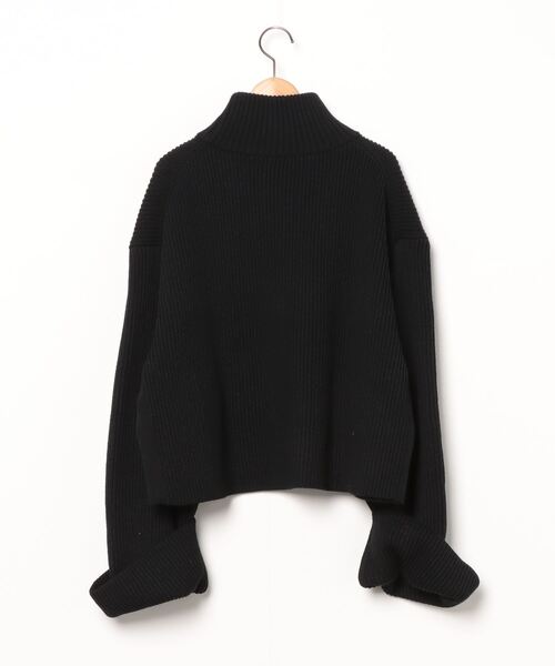 「RITO」 タートルネックニット 38 ブラック レディース_画像2