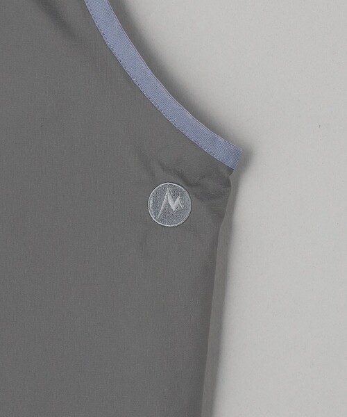 ベスト ジレ 「MARMOT CAPITAL」カーブジップ ナイロン ベスト/MD.GRAY レディース MARMOT CAPITAL ベスト ジレ 「MARMOT CAPITAL」カーブジップ