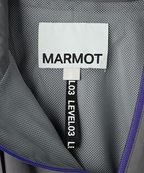 ベスト ジレ 「MARMOT CAPITAL」カーブジップ ナイロン ベスト/MD.GRAY レディース MARMOT CAPITAL ベスト ジレ 「MARMOT CAPITAL」カーブジップ