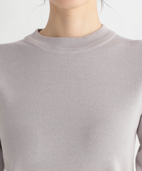 「Andemiu」 7分袖ニット FREE ホワイト レディース_画像9