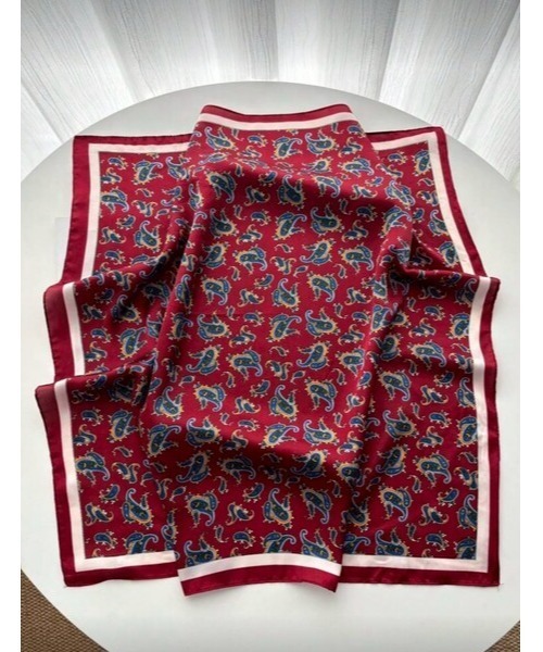 ARTIFICIAL SWEETENER スカーフ バンダナ 「 」シルクタッチレトロ柄