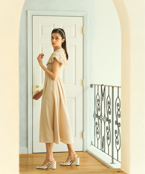 エラディエ　ワンピース ERADIE ワンピース Pearl cape one-piece パールケープ