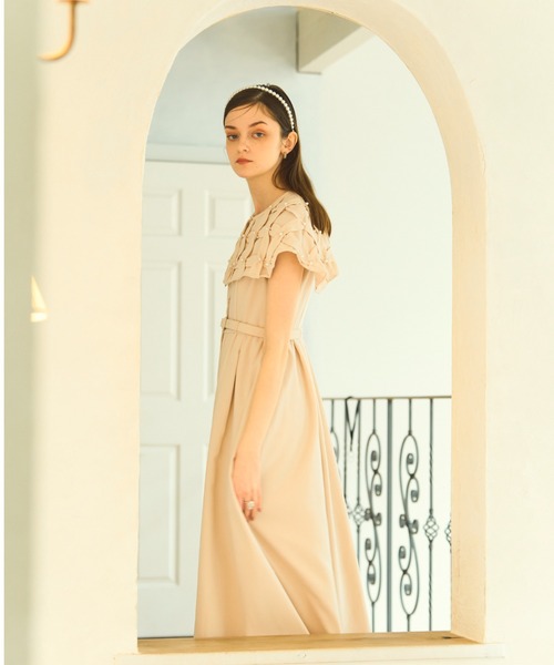 ERADIE ワンピース ERADIE（エラディエ） ワンピース Pearl cape one-piece パールケープ