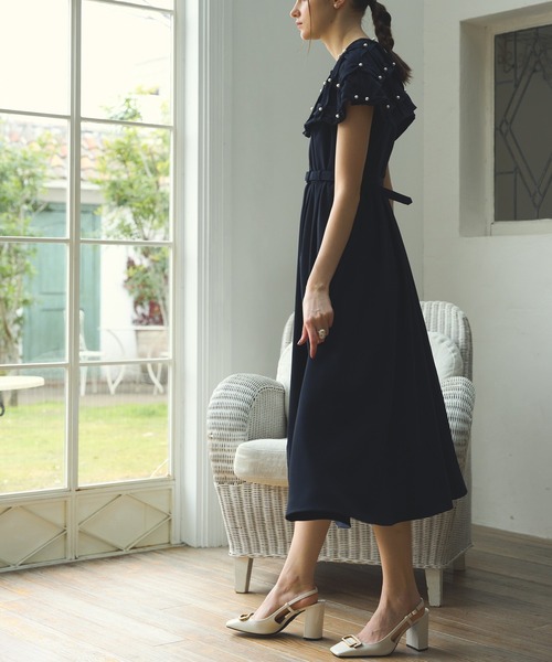 ERADIE ワンピース Pearl cape one-piece パールケープ