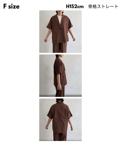 新品タグ付き　ユナイテッドアローズ　テーラードジャケット　シアサッカー　チェック UNITED ARROWS(ユナイテッドアローズ) シアサッカーチェック