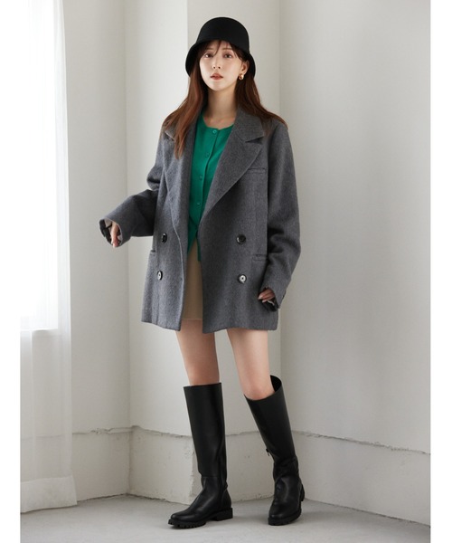 新品未使用スナイデルグレーウールコート SNIDEL（スナイデル） コート 1 グレー レディース : ZOZOTOWN Yahoo