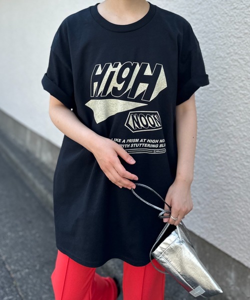 mi via loca tシャツ 半袖 「GILDAN」立体HIGH NOON ロゴTシャツ 「PT