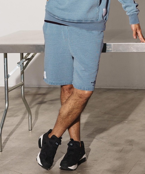 seventy seven パンツ mp13504-denim jersey short pants ニットデニム