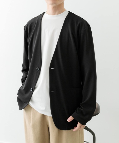 ITEMS URBANRESEARCH コート ジャケット 梨地ジャガードノー