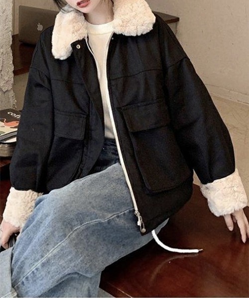 「Dream garden」 ブルゾン FREE ブラック レディース_画像4