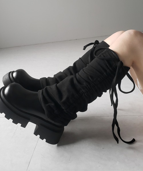 me+em select（ミームセレクト） レッグウォーマー レディース