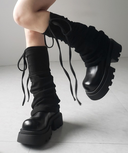 me+em select（ミームセレクト） レッグウォーマー レディース