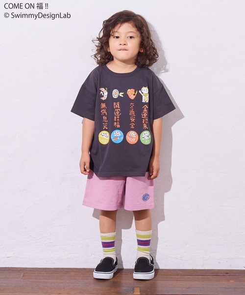 SwimmyDesignLab tシャツ 「COME ON 福」別注プリントTシャツ
