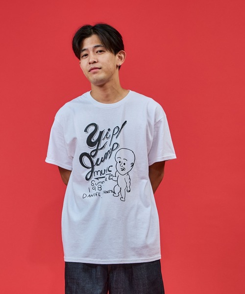 DANIEL JOHNSTON（ダニエルジョンストン） tシャツ S/S TEE“YIP JUMP