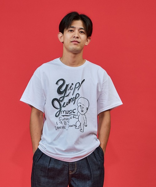 DANIEL JOHNSTON（ダニエルジョンストン） tシャツ S/S TEE“YIP JUMP