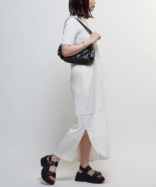 CONVERSE TOKYO ワンピース 「HL」PATCHWORK RIB DRESS