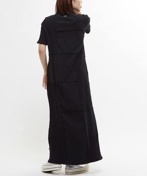 ワンピース Bansan patchwork dress CONVERSE TOKYO ワンピース 「HL」PATCHWORK RIB DRESS