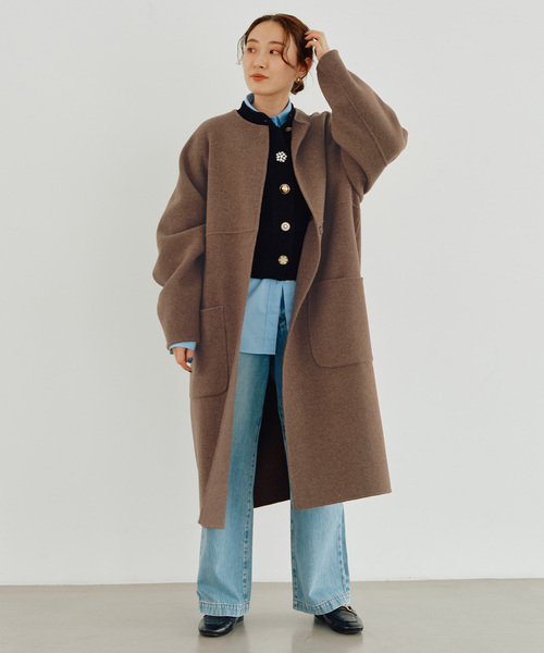 本日のみ大幅値下げIENA❣️ノーカラーコート 新品未使用 IENA（イエナ） ノーカラーコート 38 チャコールグレー レディース