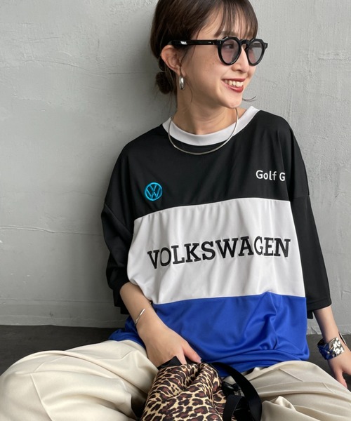 tシャツ 「VOLKSWAGEN×JEANS FACTORY/フォルクスワーゲン×ジーンズファクトリー」 VOLKSWAGEN コラボレーション レー