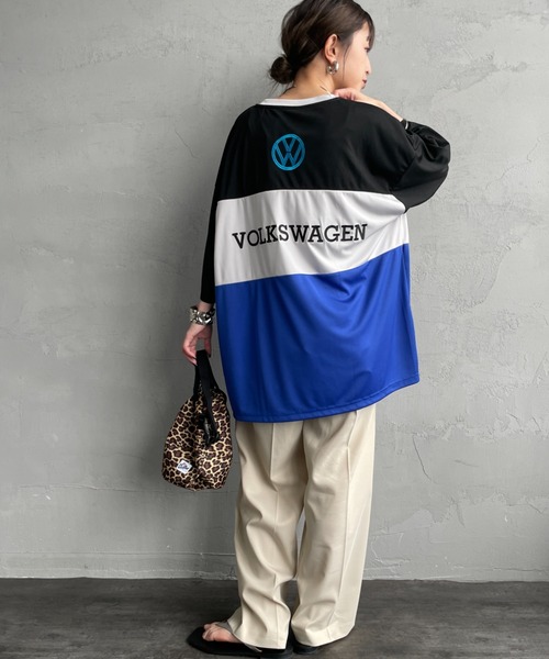 tシャツ 「VOLKSWAGEN×JEANS FACTORY/フォルクスワーゲン×ジーンズファクトリー」 VOLKSWAGEN コラボレーション レー フォルクスワーゲン tシャツ 「VOLKSWAGEN×JEANS FACTORY