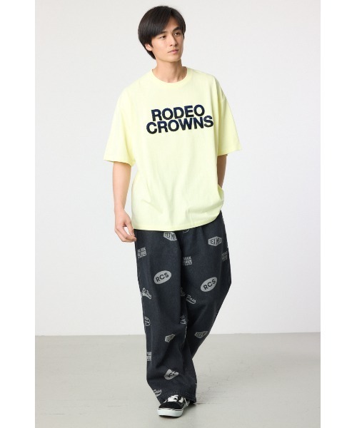 RODEO CROWNS WIDE BOWL ジーンズ スタンプデニムパンツ メンズ