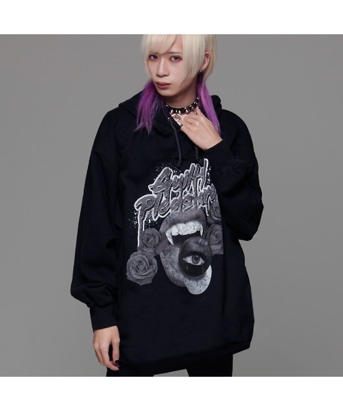 メンズ　ジヴィライズド　パーカー ラグスタイル LUXSTYLE ヘビーウェイトバルーンシルエットプル