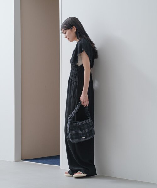 Kastane シャーリングイージーオールインワン ブラック セール】【低身長サイズ/WEB限定カラー】シャーリングイージー