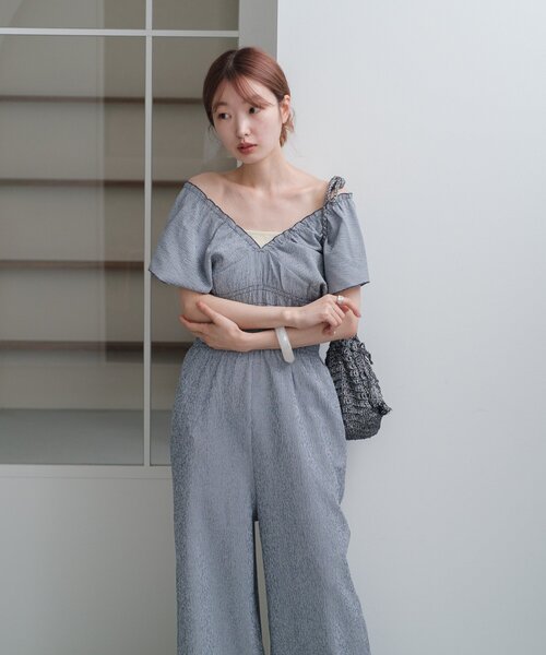 kastane カスタネ　シャーリングイージーオールインワン 低身長サイズ/WEB限定カラー】シャーリングイージー