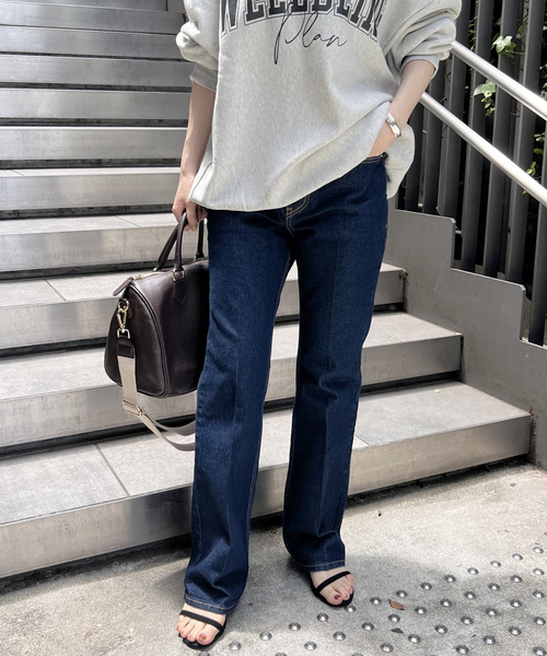 美品 Spick&Span ストレートパンツ 36 美シルエット デニム Spick＆Span ジーンズ デニム デニムパンツ 「WEB限定追加2」5 1