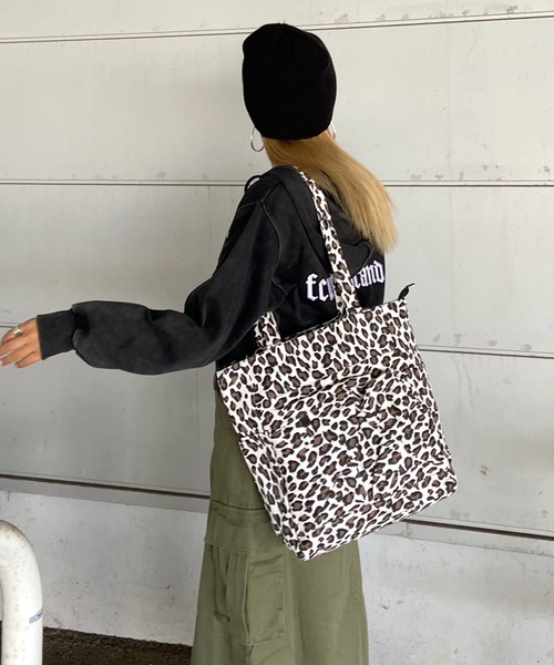 rire トートバッグ ヒョウ柄トートバッグ レディース : ZOZOTOWN Yahoo