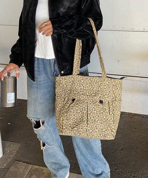 rire トートバッグ ヒョウ柄トートバッグ レディース : ZOZOTOWN Yahoo