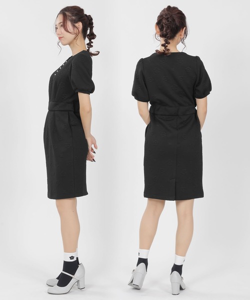 「MARY QUANT」 半袖ワンピース M ホワイト レディース_画像4