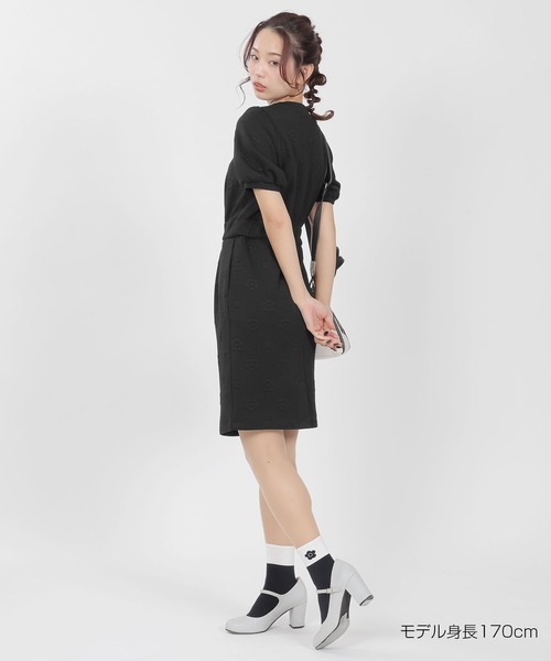 「MARY QUANT」 半袖ワンピース M ホワイト レディース_画像7