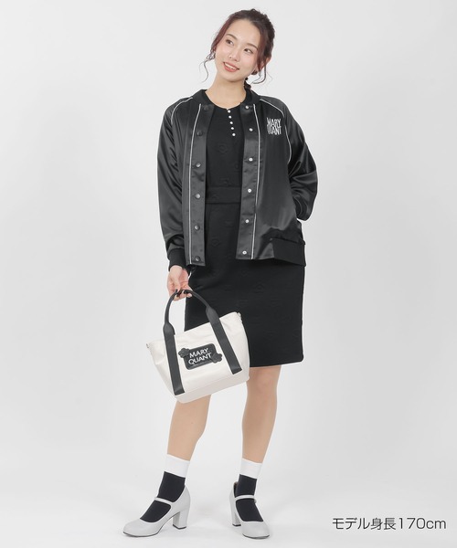「MARY QUANT」 半袖ワンピース M ホワイト レディース_画像8