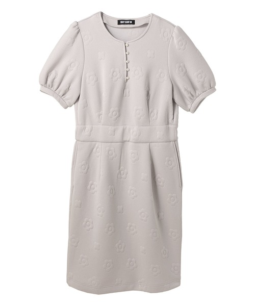 「MARY QUANT」 半袖ワンピース M ホワイト レディース_画像9