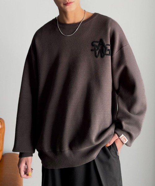 Java セーター ニット 「JaVaジャバコラボ」立体編みで飾る個性