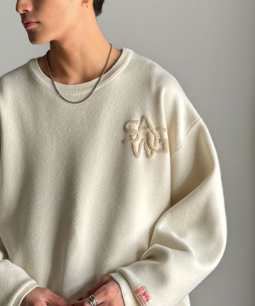 Java セーター ニット 「JaVaジャバコラボ」立体編みで飾る個性