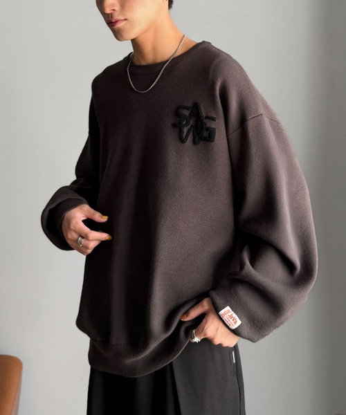 Java セーター ニット 「JaVaジャバコラボ」立体編みで飾る個性